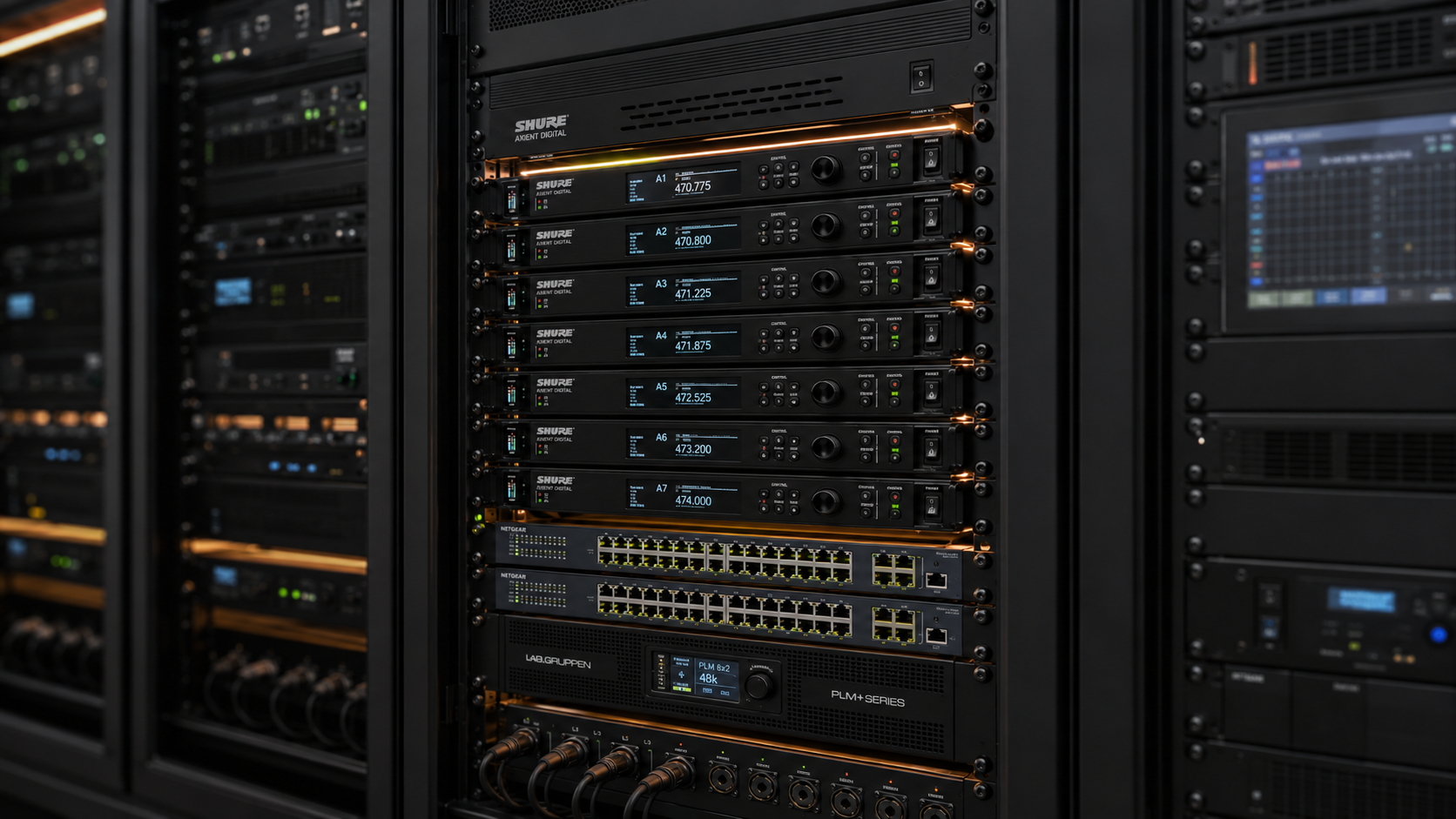 Integrated AV rack build